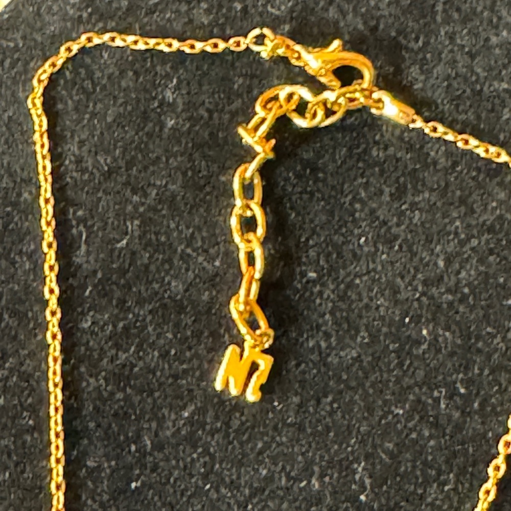 Nina Ricci Gold and Silver Infinity Necklace - Picture 7 of 9